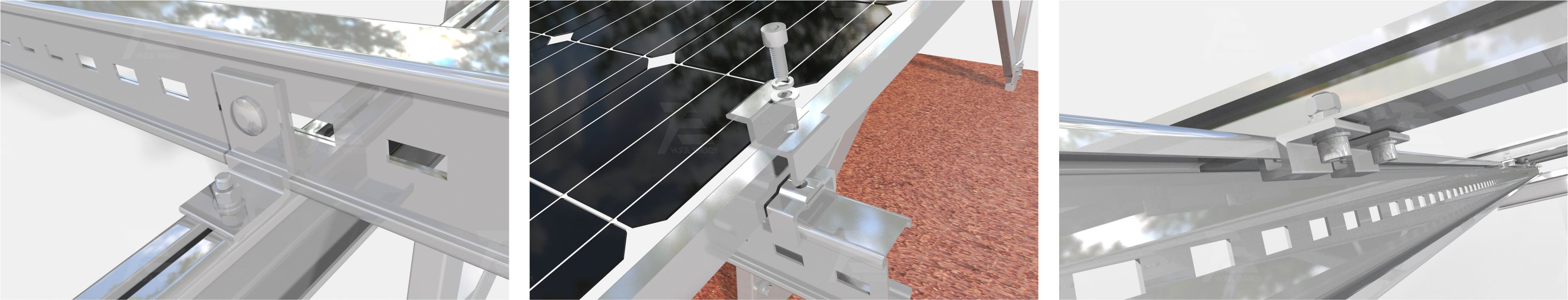 Hot Dip Galvanized Steel Solar Mounting System