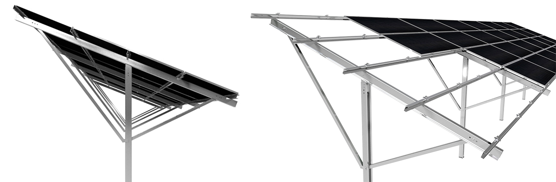 Pole Ground Solar Mounting System