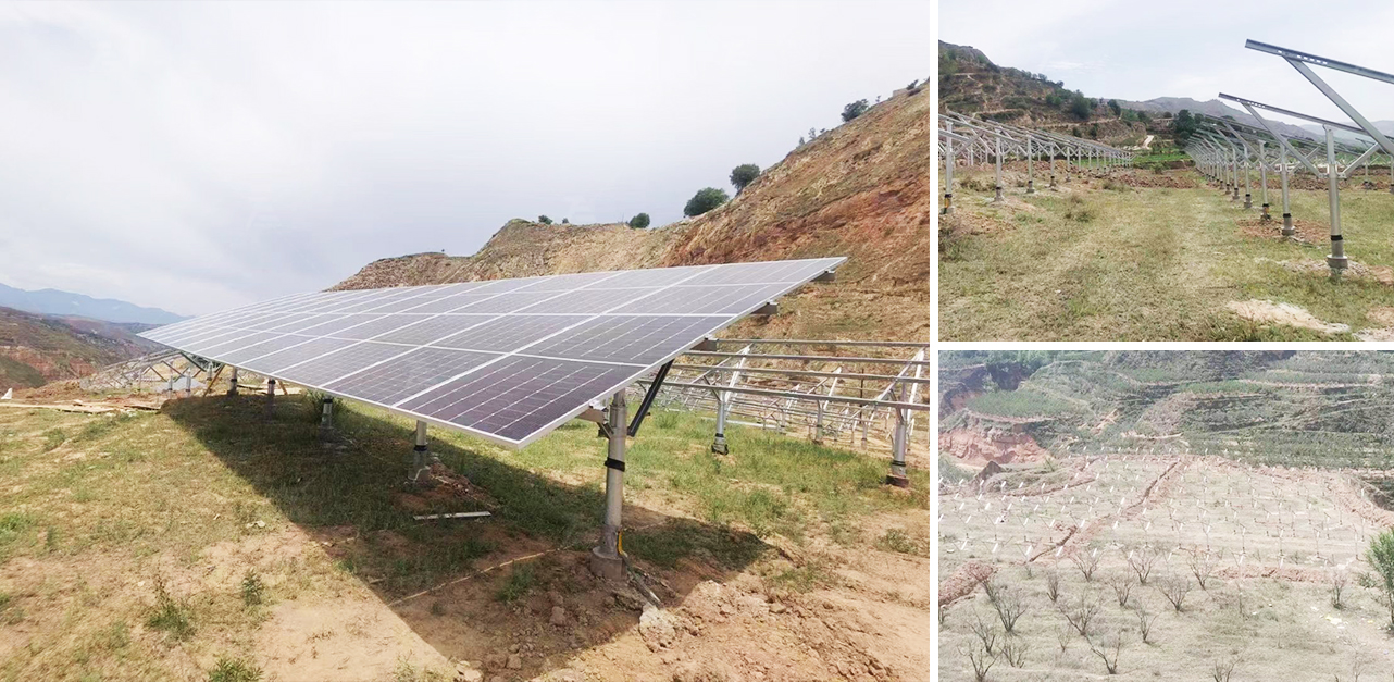 Pole Ground Solar Mounting System