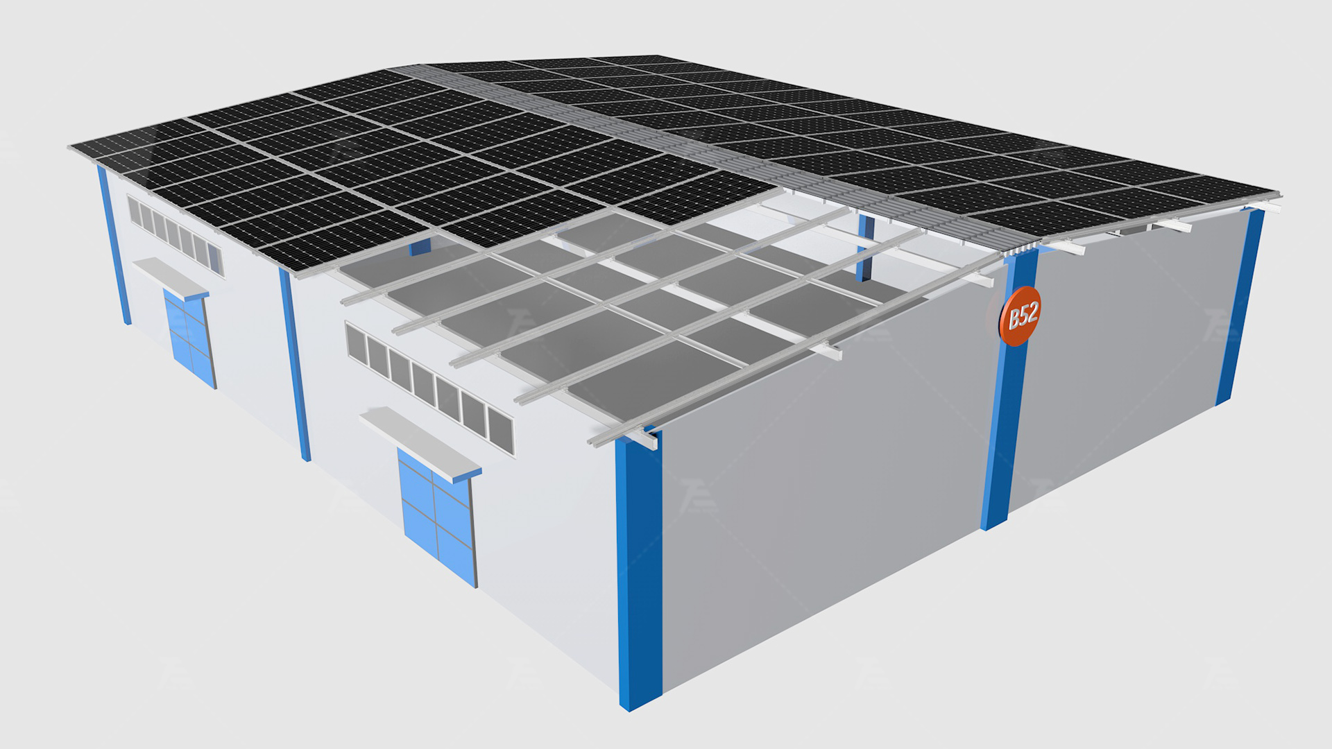 Building-Integrated Photovoltaics (BIPV) System